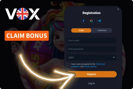 vox casino welcome bonus