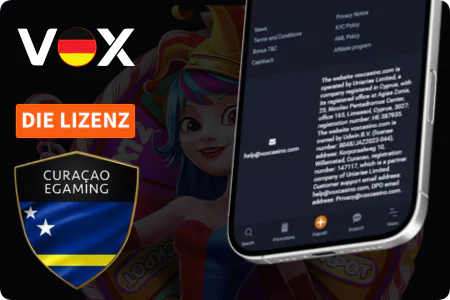 Casino-Lizenz Casino Vox