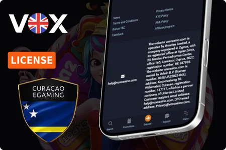 Casino Vox License