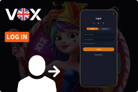 vox casino login