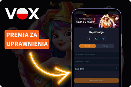 Bonus powitalny Vox casino