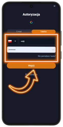 Wprowadź dane logowania