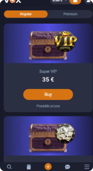 Vox Casino Lietuvoje Chests