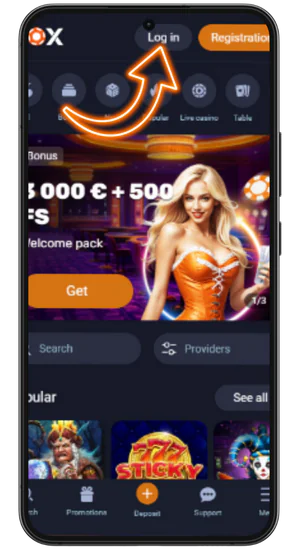 Eikite į Vox Casino puslapį