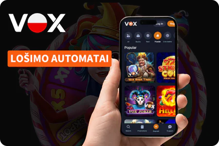 Vox Casino Lietuvoje Lošimo automatai
