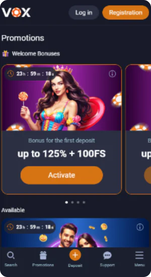 Vox Casino Lietuvoje Special offers