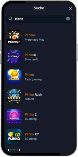 Option zum Starten der Demoversion von Plinko ohne Einzahlung