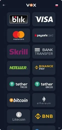 vox kasyno aplikacja