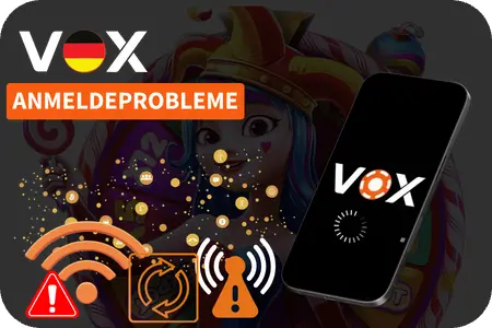 Login-Probleme bei Vox Casino