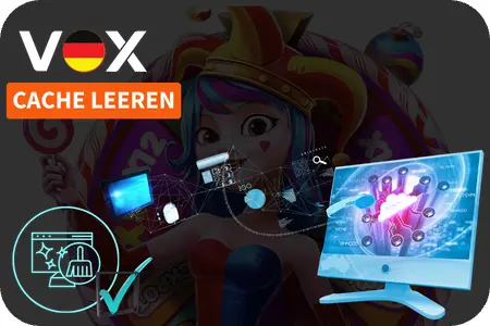 Cache leeren bei Vox Casino