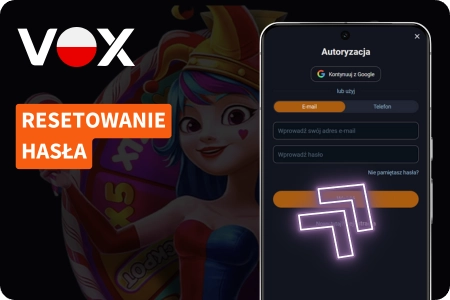 reset hasła Vox