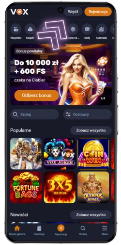 vox casino zaloguj sie