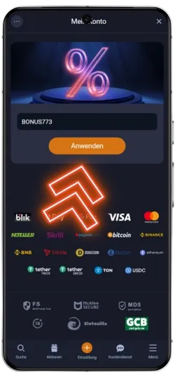 Geben Sie den Aktionscode ein